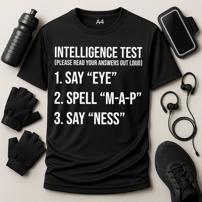 Funny Intelligence Test Performance Shirt