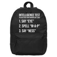 Funny Intelligence Test 16 in Basic Backpack