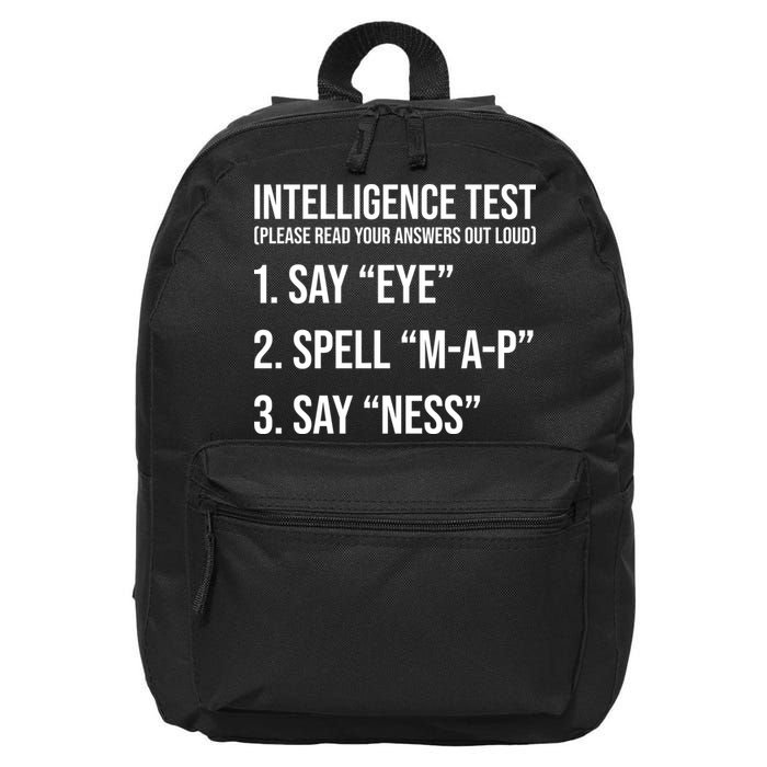 Funny Intelligence Test 16 in Basic Backpack