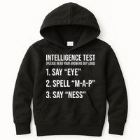Funny Intelligence Test Kids Hoodie