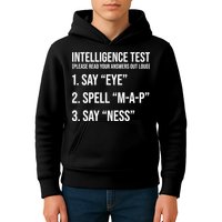 Funny Intelligence Test Kids Hoodie