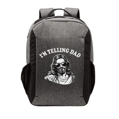 Funny I'm Telling Dad Religious Christian Jesus Meme Vector Backpack