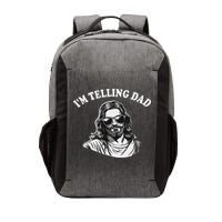 Funny I'm Telling Dad Religious Christian Jesus Meme Vector Backpack
