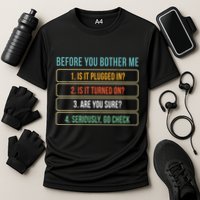 Funny Information Technology Tech Technical Support Gift Performance Shirt