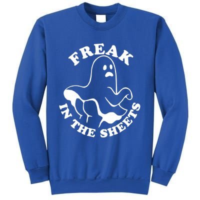 Freak In The Sheets Funny Halloween Boo Ghost Cute Gift Sweatshirt