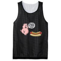 Frank! Is That You Pig And Hot Dog Mesh Reversible Basketball Jersey Tank