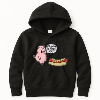 Frank! Is That You Pig And Hot Dog Kids Hoodie