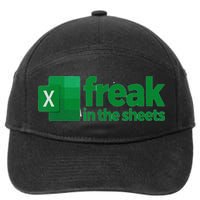 Freak In The Excel Sheets Funny 7-Panel Snapback Hat