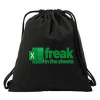 Freak In The Excel Sheets Funny Drawstring Bag