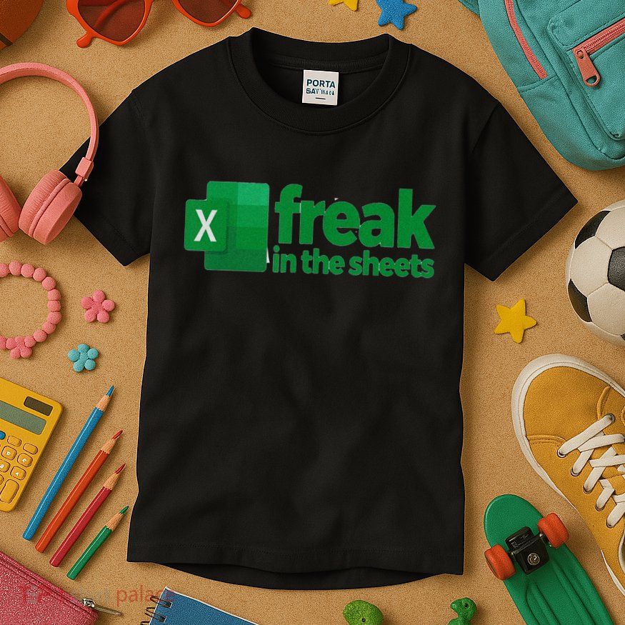 Freak In The Excel Sheets Funny Kids T-Shirt