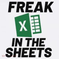 Freak In The Sheets Excel, Funny Accountant Gifts Baby Bodysuit