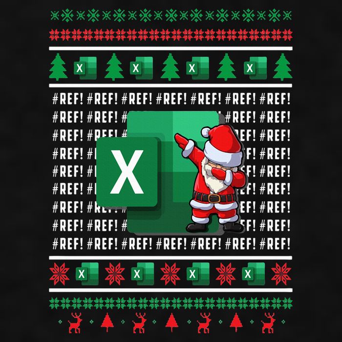 Freak In The Sheets Excel Spreadsheet Ugly Christmas Sweater Ladies PosiCharge Tri-Blend Wicking Tank