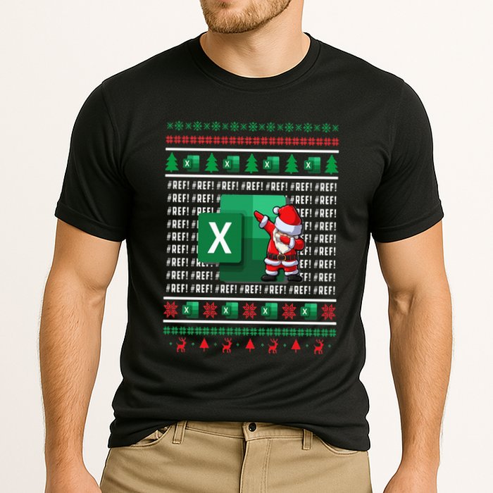 Freak In The Sheets Excel Spreadsheet Ugly Christmas Sweater Performance Shirt