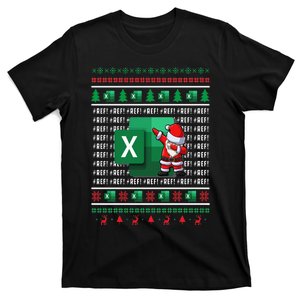 Freak In The Sheets Excel Spreadsheet Ugly Christmas Sweater T-Shirt