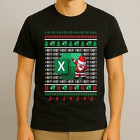 Freak In The Sheets Excel Spreadsheet Ugly Christmas Sweater T-Shirt