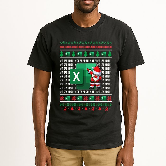 Freak In The Sheets Excel Spreadsheet Ugly Christmas Sweater Tall T-Shirt