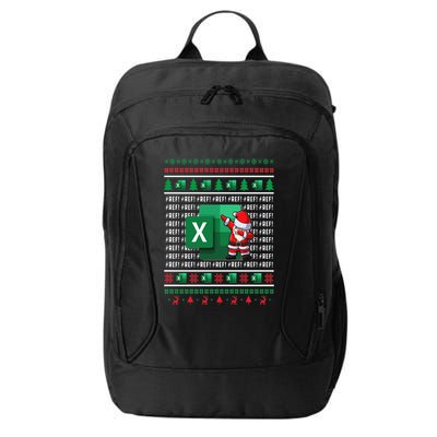 Freak In The Sheets Excel Spreadsheet Ugly Christmas Sweater City Backpack