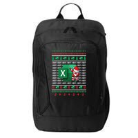 Freak In The Sheets Excel Spreadsheet Ugly Christmas Sweater City Backpack