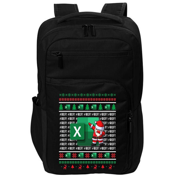 Freak In The Sheets Excel Spreadsheet Ugly Christmas Sweater Impact Tech Backpack