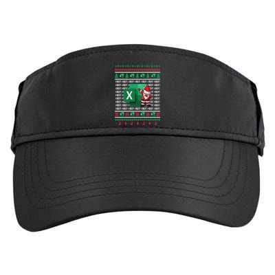 Freak In The Sheets Excel Spreadsheet Ugly Christmas Sweater Adult Drive Performance Visor