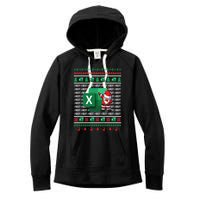 Freak In The Sheets Excel Spreadsheet Ugly Christmas Sweater Women's Fleece Hoodie