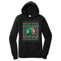 Freak In The Sheets Excel Spreadsheet Ugly Christmas Sweater Women's Pullover Hoodie