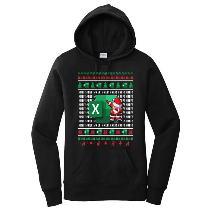Freak In The Sheets Excel Spreadsheet Ugly Christmas Sweater Women's Pullover Hoodie