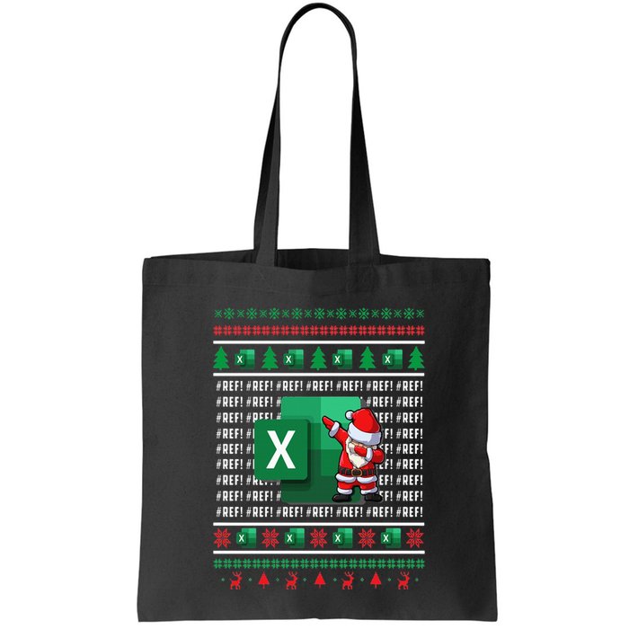 Freak In The Sheets Excel Spreadsheet Ugly Christmas Sweater Bag