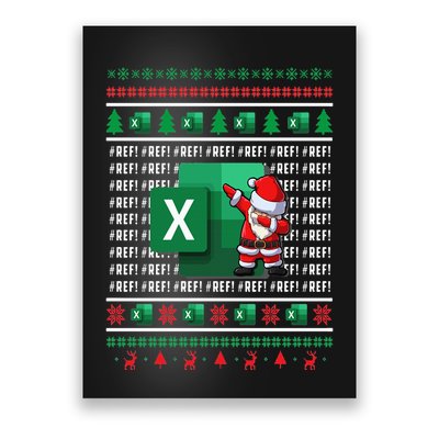 Freak In The Sheets Excel Spreadsheet Ugly Christmas Sweater Poster