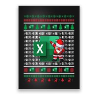 Freak In The Sheets Excel Spreadsheet Ugly Christmas Sweater Poster