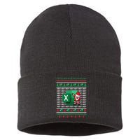 Freak In The Sheets Excel Spreadsheet Ugly Christmas Sweater Sustainable Knit Beanie