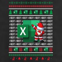 Freak In The Sheets Excel Spreadsheet Ugly Christmas Sweater 25L Jumbo Tote