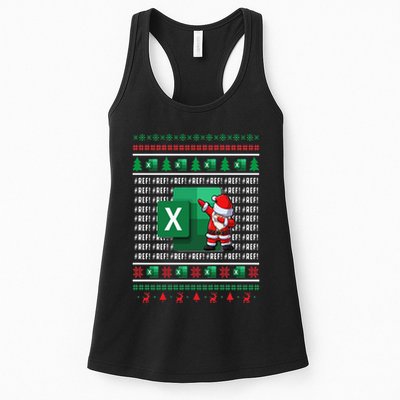 Freak In The Sheets Excel Spreadsheet Ugly Christmas Sweater Womens Tank Top