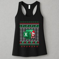 Freak In The Sheets Excel Spreadsheet Ugly Christmas Sweater Womens Tank Top