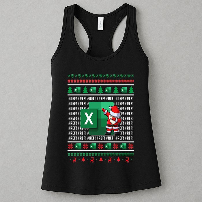 Freak In The Sheets Excel Spreadsheet Ugly Christmas Sweater Womens Tank Top
