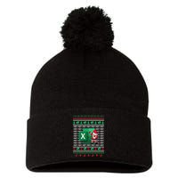Freak In The Sheets Excel Spreadsheet Ugly Christmas Sweater Pom Pom 12in Knit Beanie