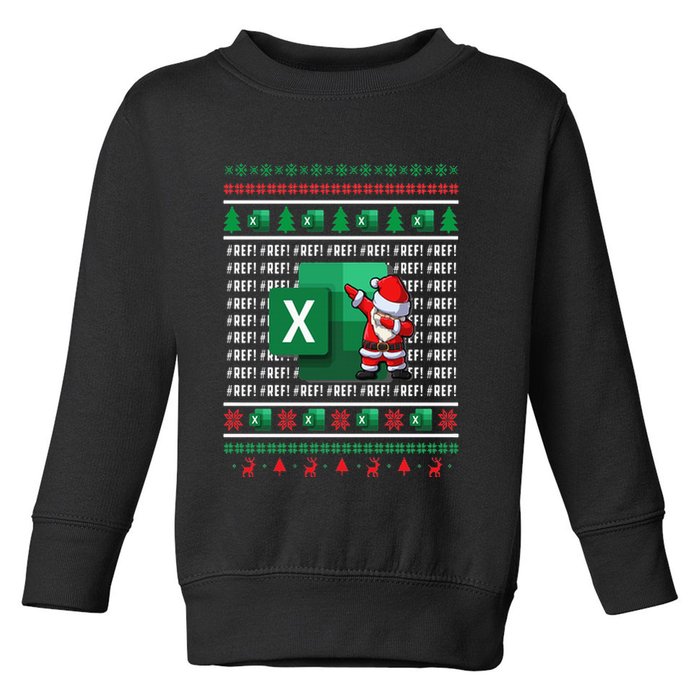 Freak In The Sheets Excel Spreadsheet Ugly Christmas Sweater Toddler Sweatshirt