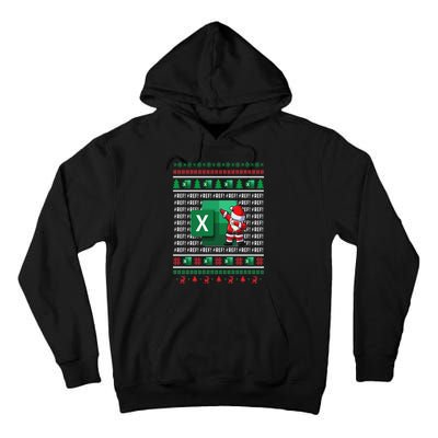 Freak In The Sheets Excel Spreadsheet Ugly Christmas Sweater Tall Hoodie