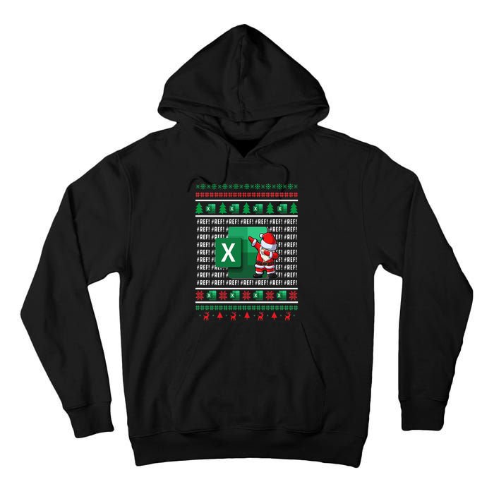 Freak In The Sheets Excel Spreadsheet Ugly Christmas Sweater Tall Hoodie