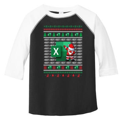 Freak In The Sheets Excel Spreadsheet Ugly Christmas Sweater Toddler Fine Jersey T-Shirt