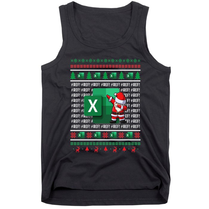 Freak In The Sheets Excel Spreadsheet Ugly Christmas Sweater Tank Top
