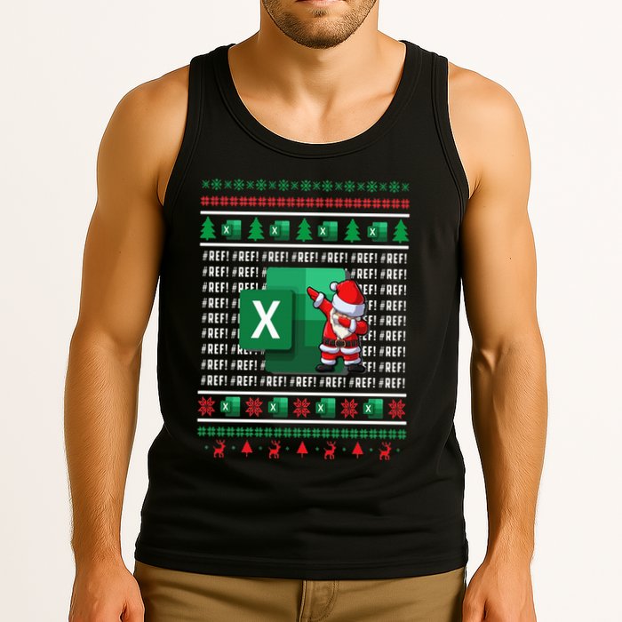 Freak In The Sheets Excel Spreadsheet Ugly Christmas Sweater Tank Top