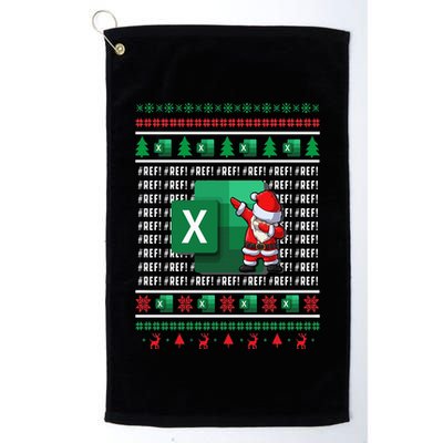 Freak In The Sheets Excel Spreadsheet Ugly Christmas Sweater Golf Towel