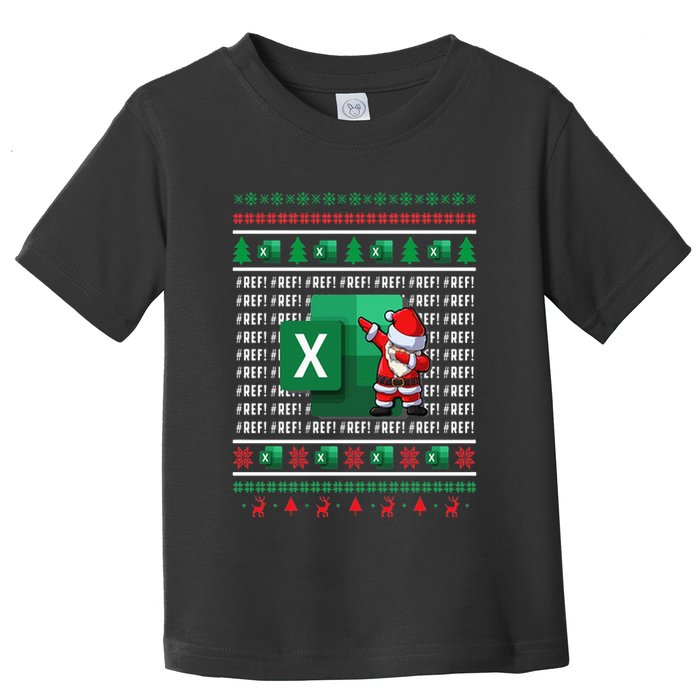 Freak In The Sheets Excel Spreadsheet Ugly Christmas Sweater Toddler T-Shirt
