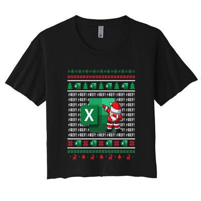 Freak In The Sheets Excel Spreadsheet Ugly Christmas Sweater Crop Top