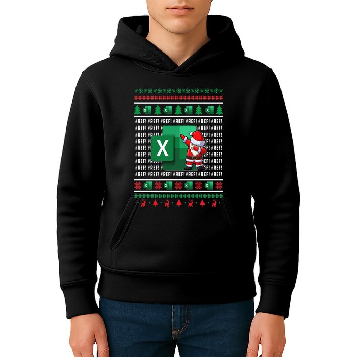 Freak In The Sheets Excel Spreadsheet Ugly Christmas Sweater Kids Hoodie