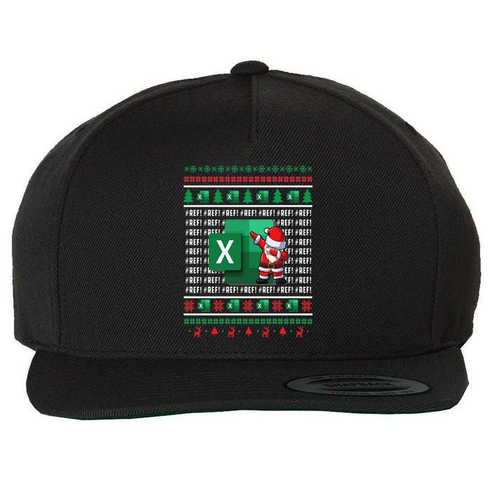 Freak In The Sheets Excel Spreadsheet Ugly Christmas Sweater Wool Snapback Cap