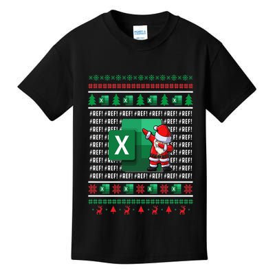 Freak In The Sheets Excel Spreadsheet Ugly Christmas Sweater Kids T-Shirt