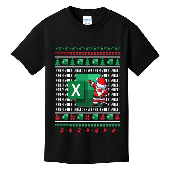 Freak In The Sheets Excel Spreadsheet Ugly Christmas Sweater Kids T-Shirt