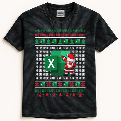Freak In The Sheets Excel Spreadsheet Ugly Christmas Sweater Kids Tie-Dye T-Shirt